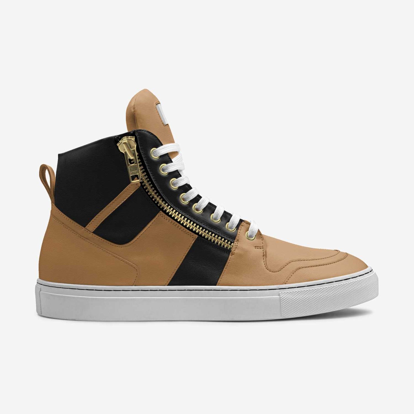 "Camel Heats" High-Top Sneakers