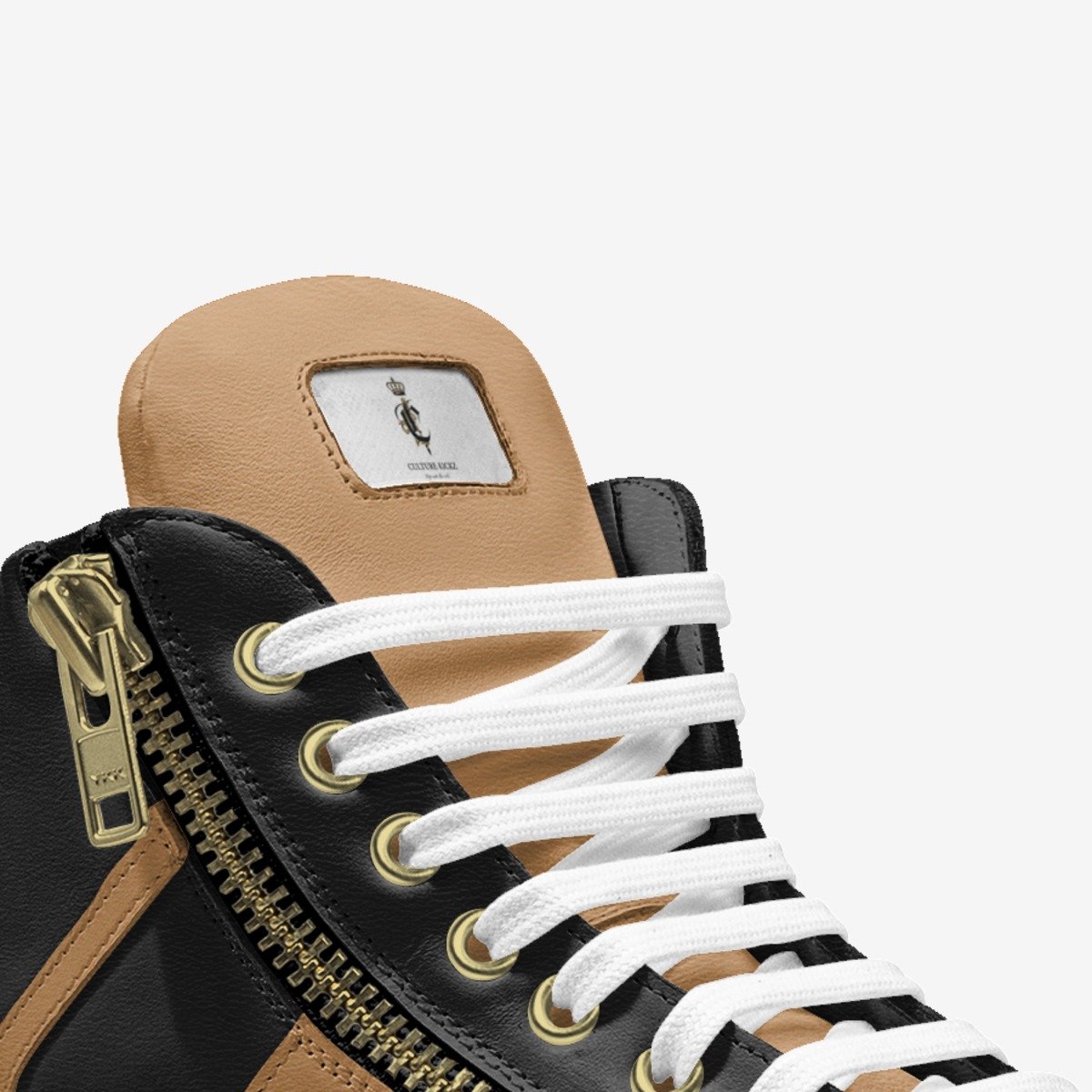 "Camel Heats" High-Top Sneakers