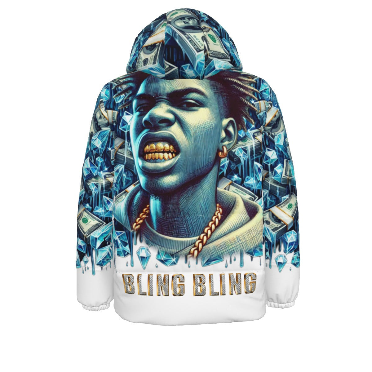 "Bling Bling" Puffer Jacket