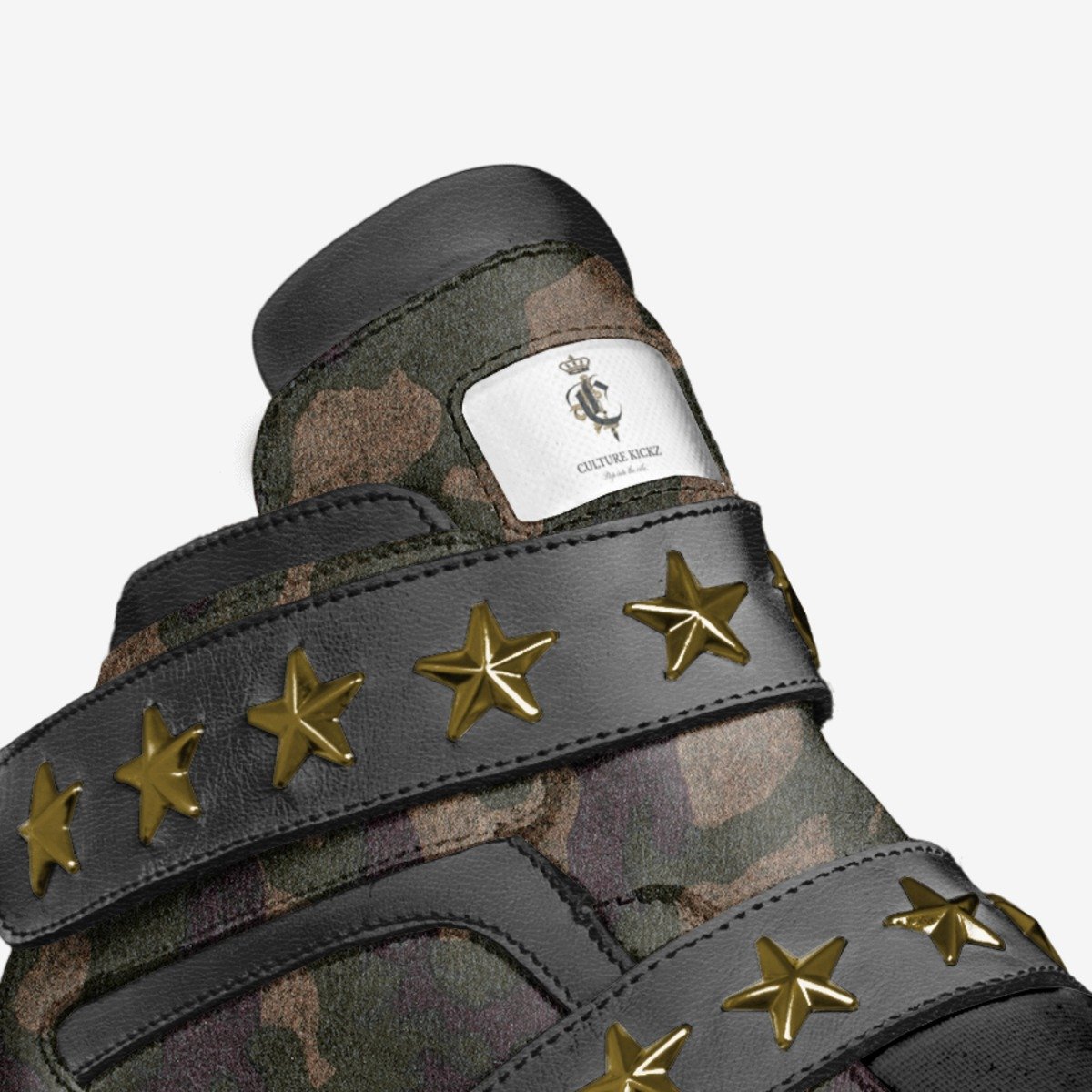"Camo Troops" High-Top Sneakers