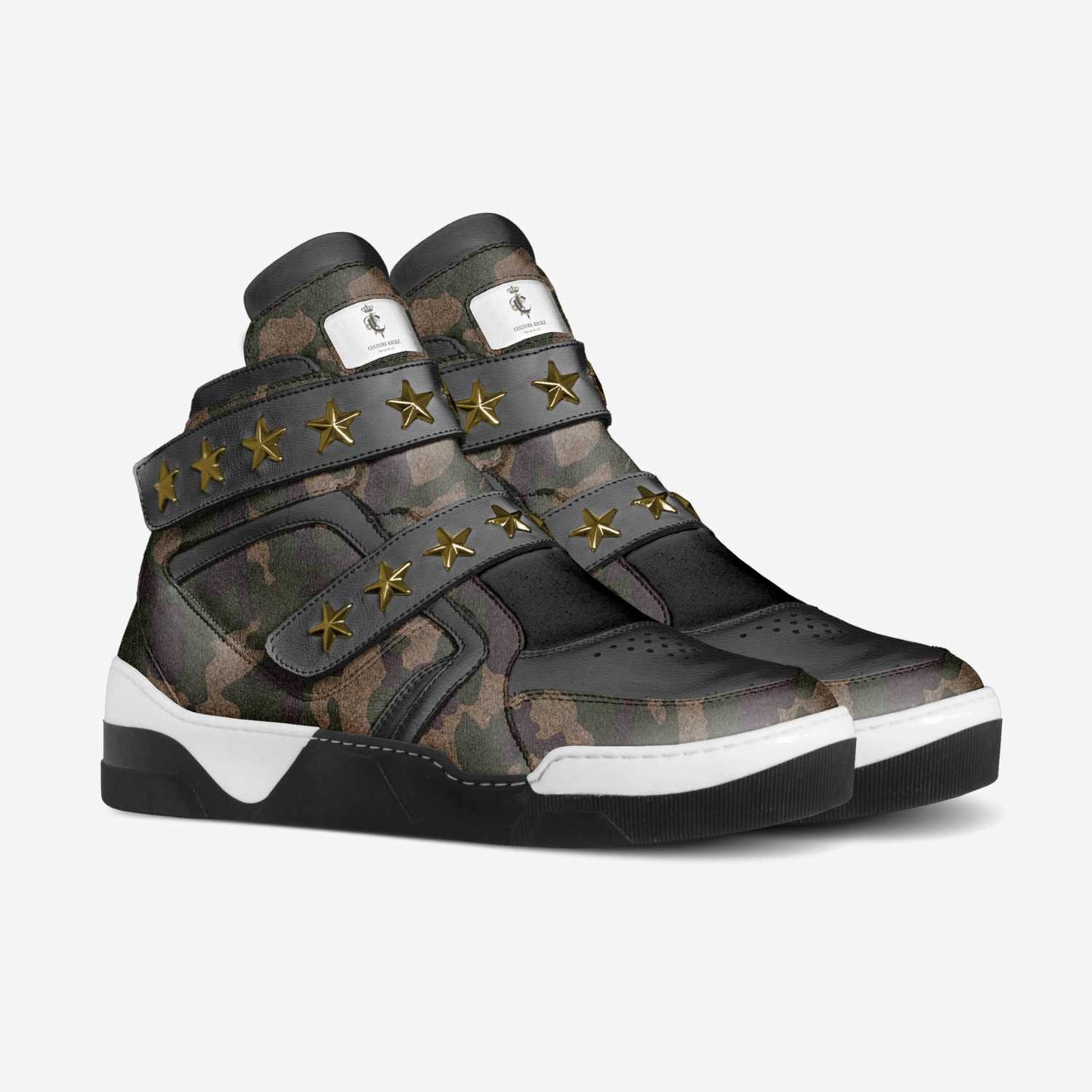 "Camo Troops" High-Top Sneakers