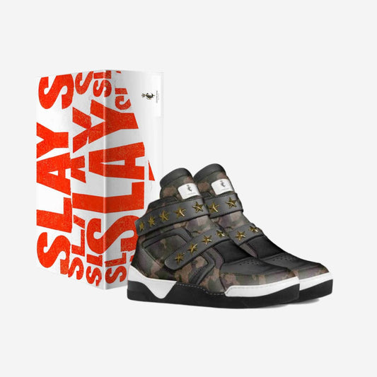 "Camo Troops" High-Top Sneakers
