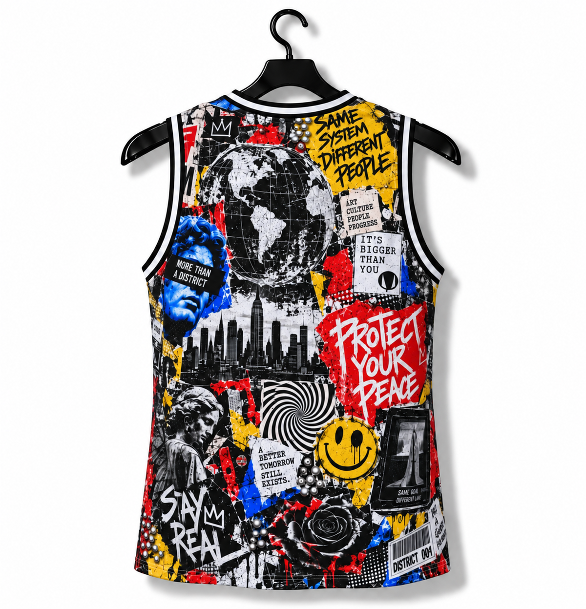THE REAL DISTRICT - Basketball Jersey