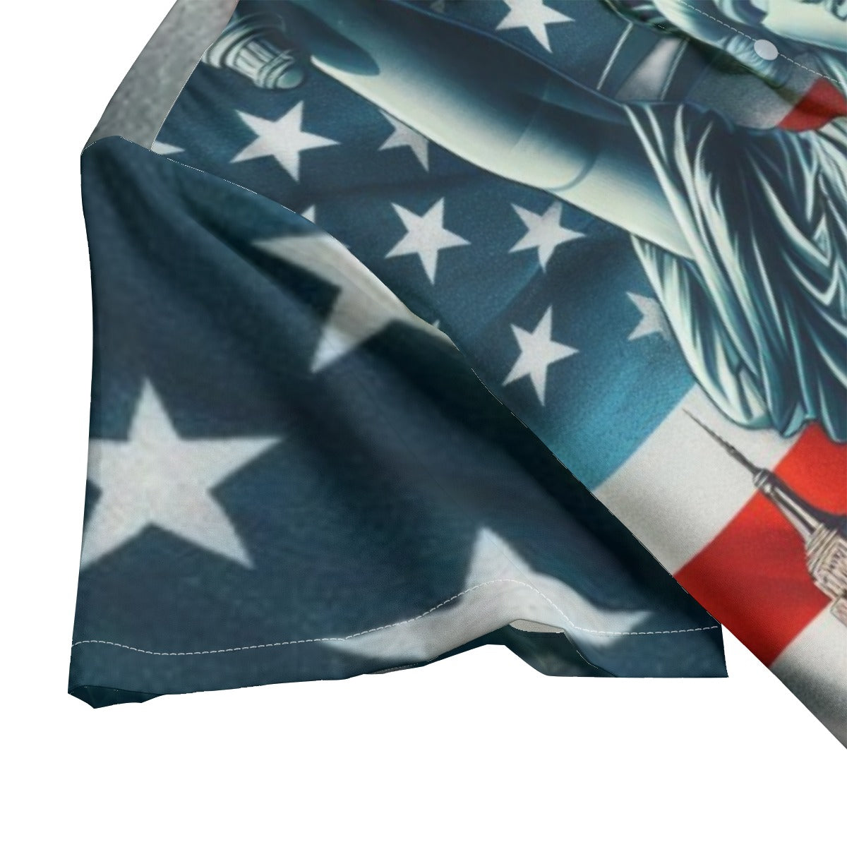 "America's Liberty" Hawaiian Button Up