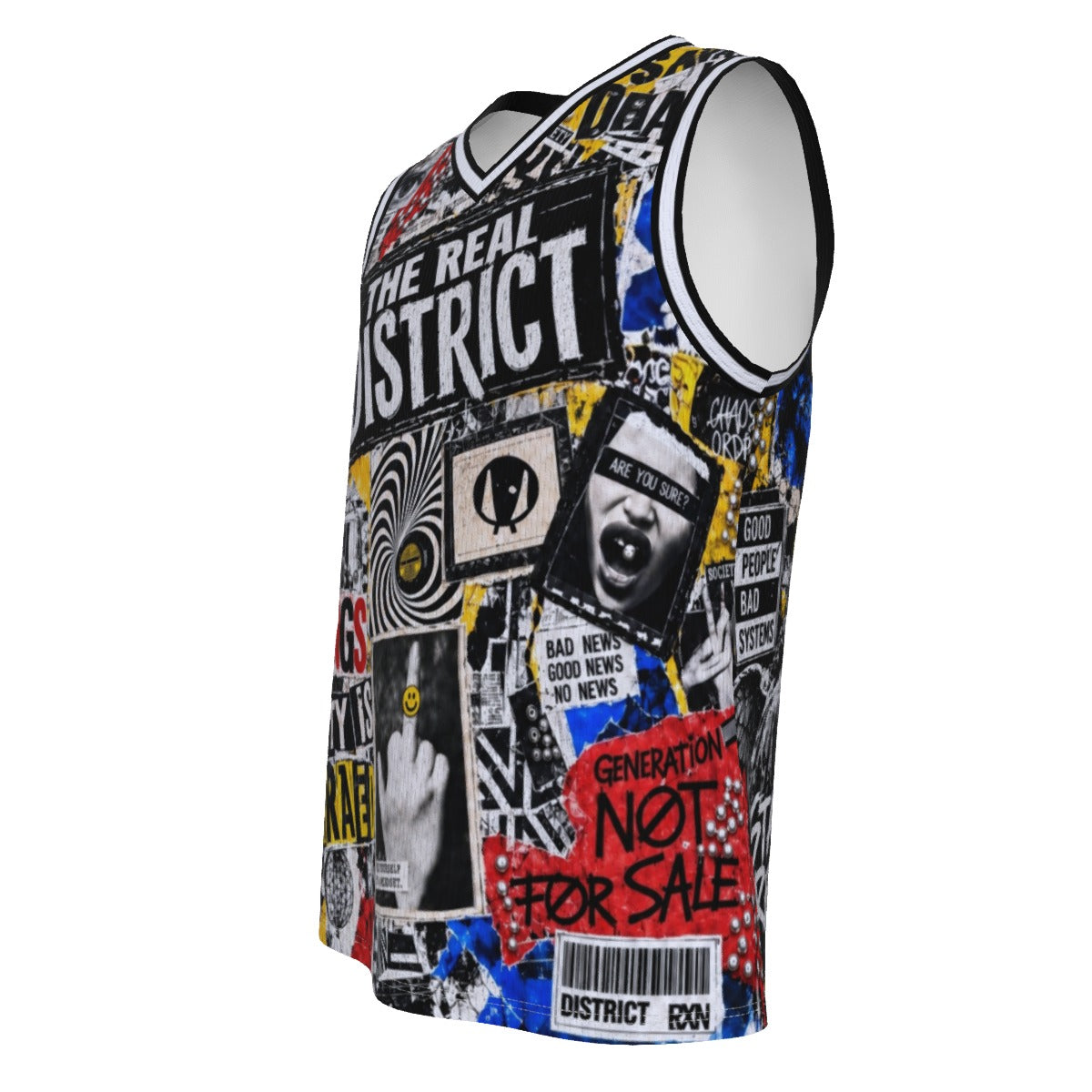 THE REAL DISTRICT - Basketball Jersey