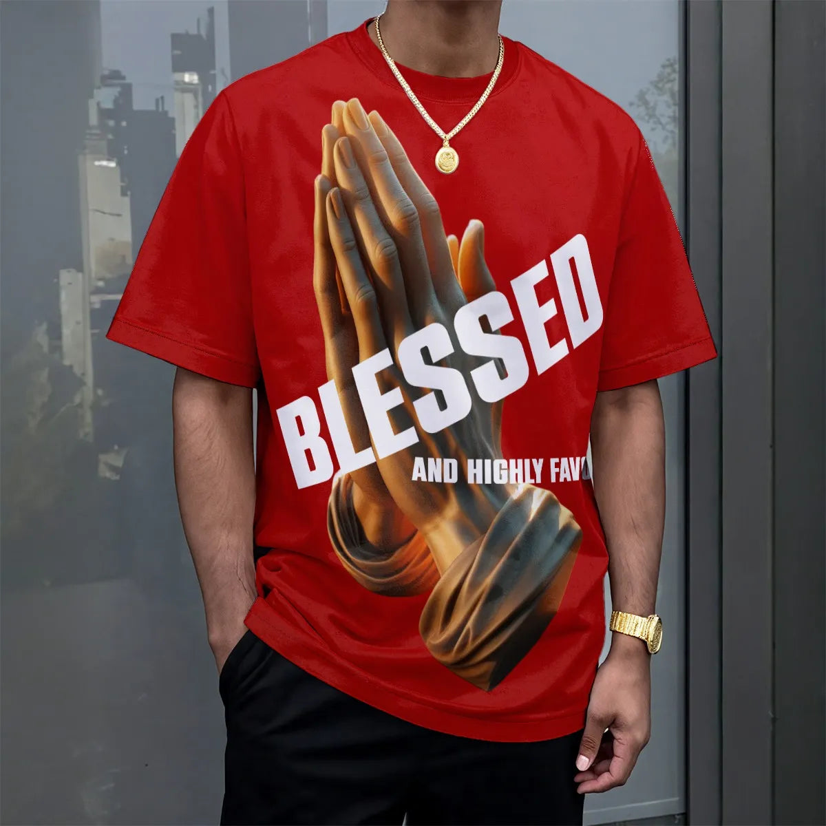 "Blessed and Highly Favored" T-Shirt