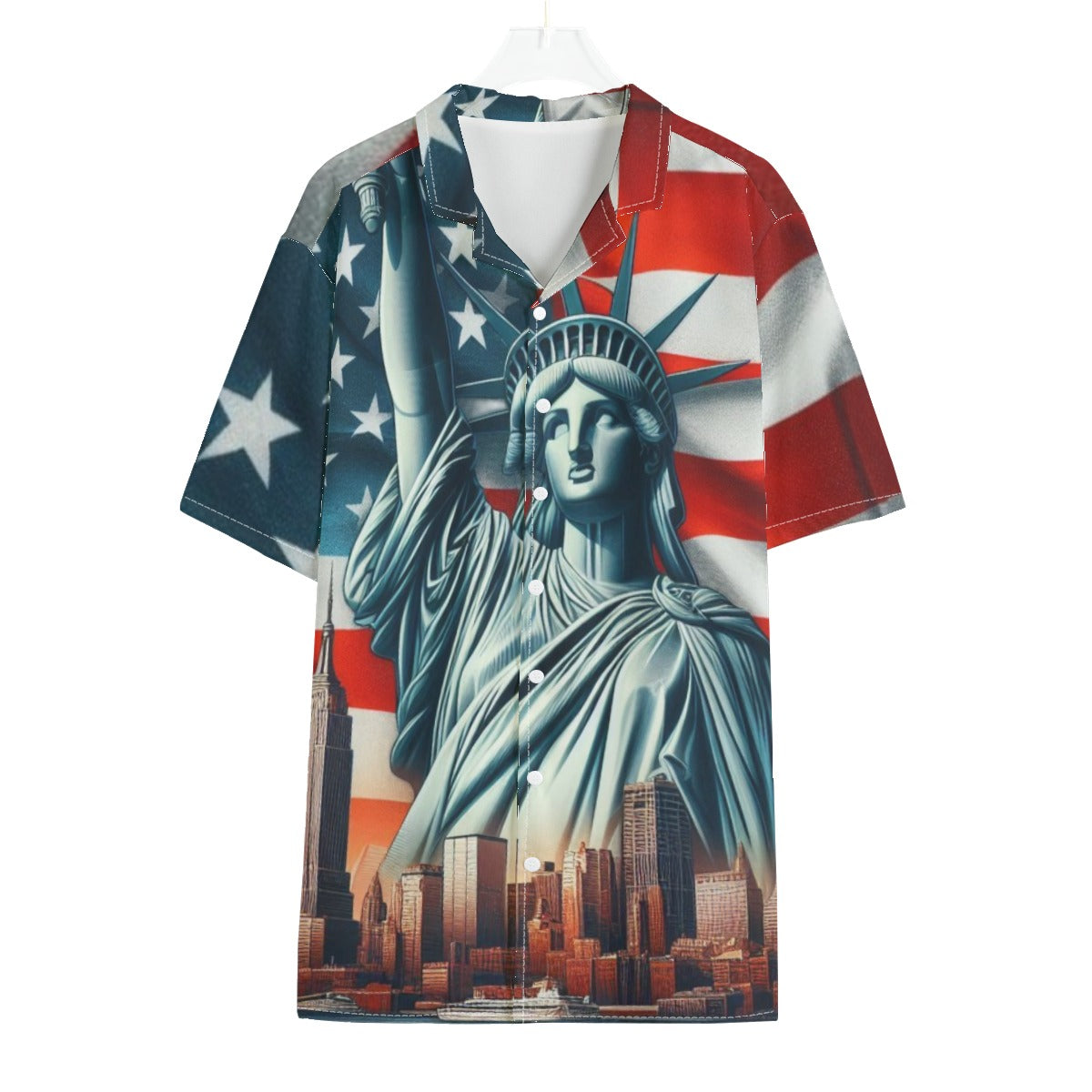 "America's Liberty" Hawaiian Button Up