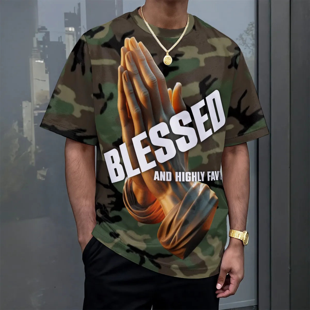 "Blessed and Highly Favored" T-Shirt