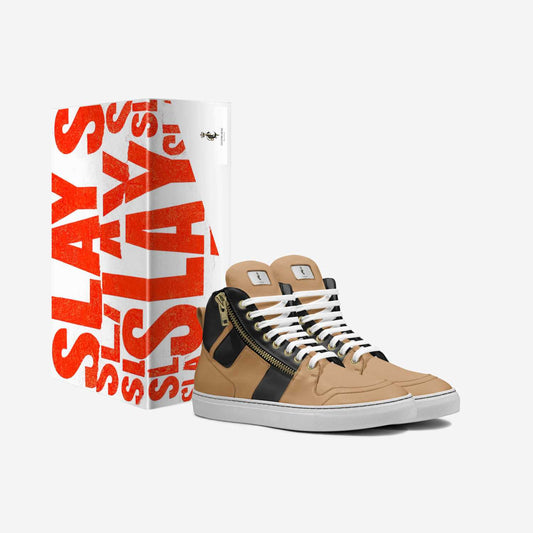 "Camel Heats" High-Top Sneakers