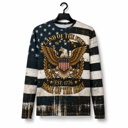 HOME OF THE BRAVE - Long Sleeve T-Shirt