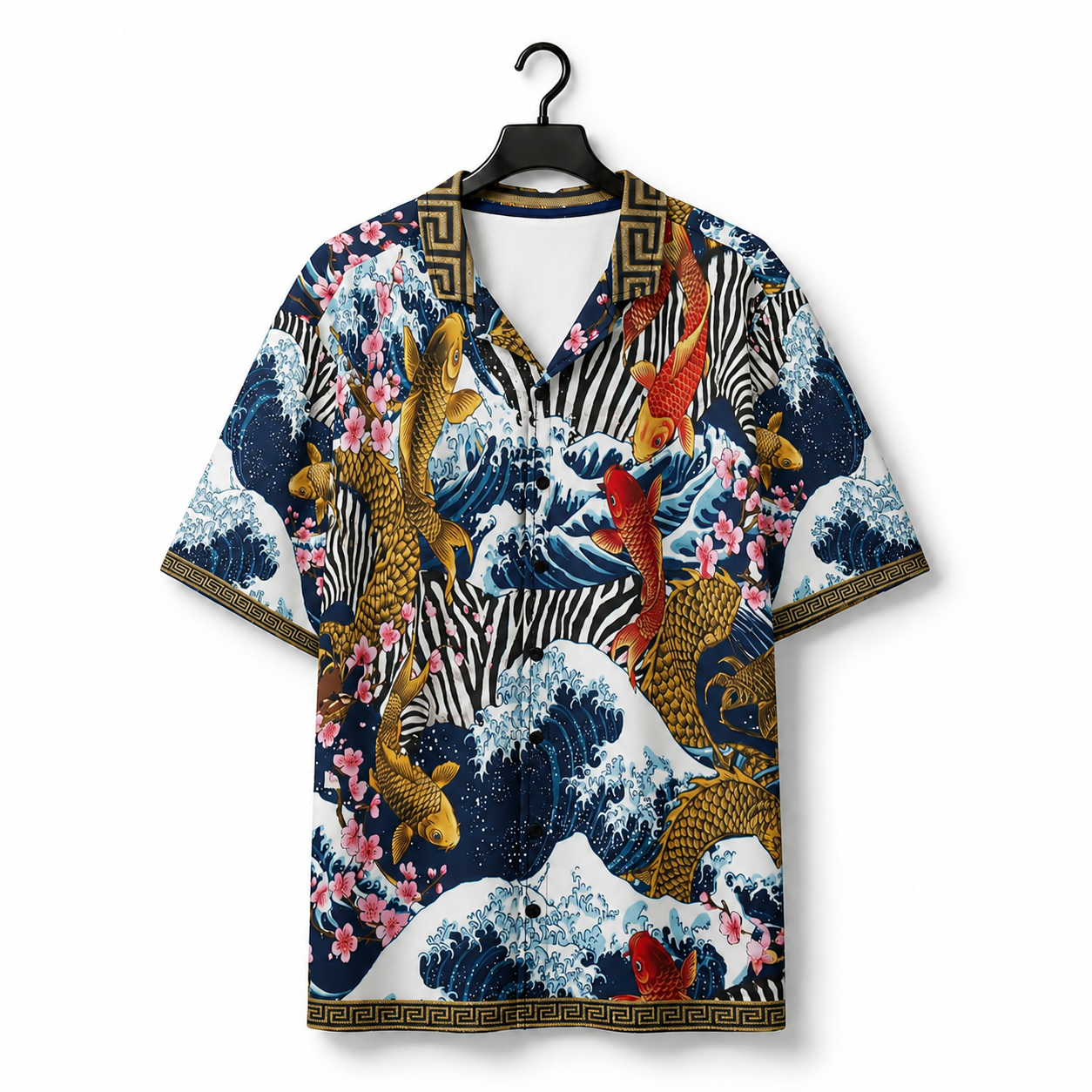 KOI KINGDOM - Hawaiian Button Up