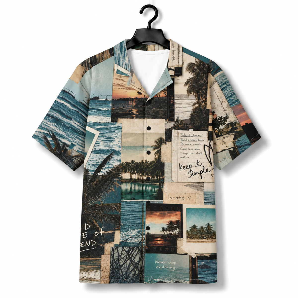 SUMMER'S MEMORIES - Hawaiian Button Up