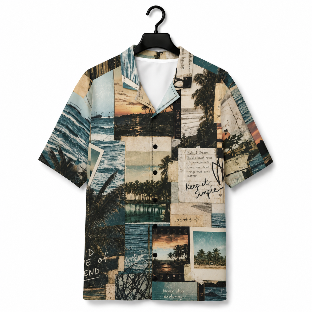 SUMMER'S MEMORIES - Hawaiian Button Up
